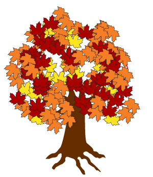 How to draw a Fall Tree step 8